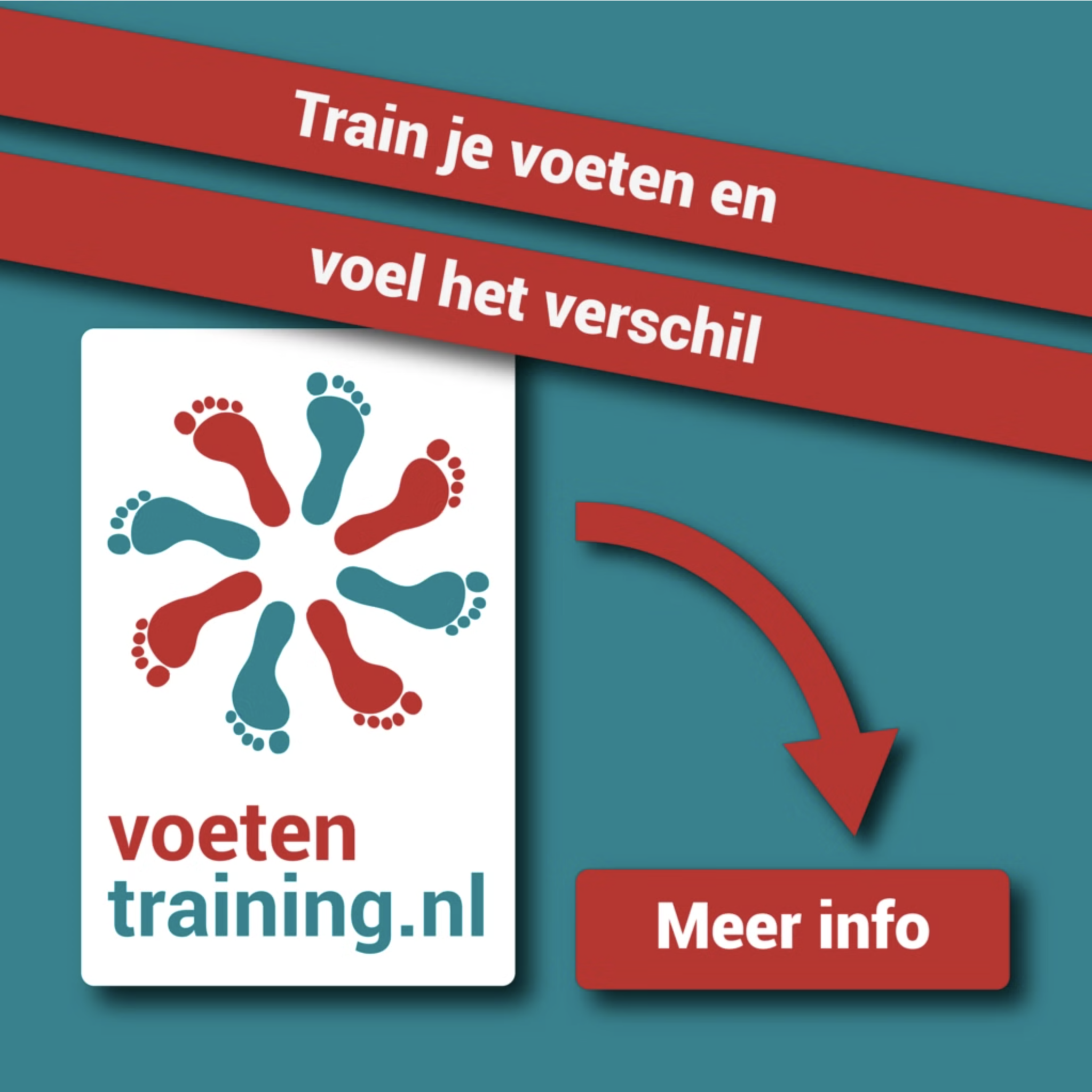 Banner van Voetentraining.nl